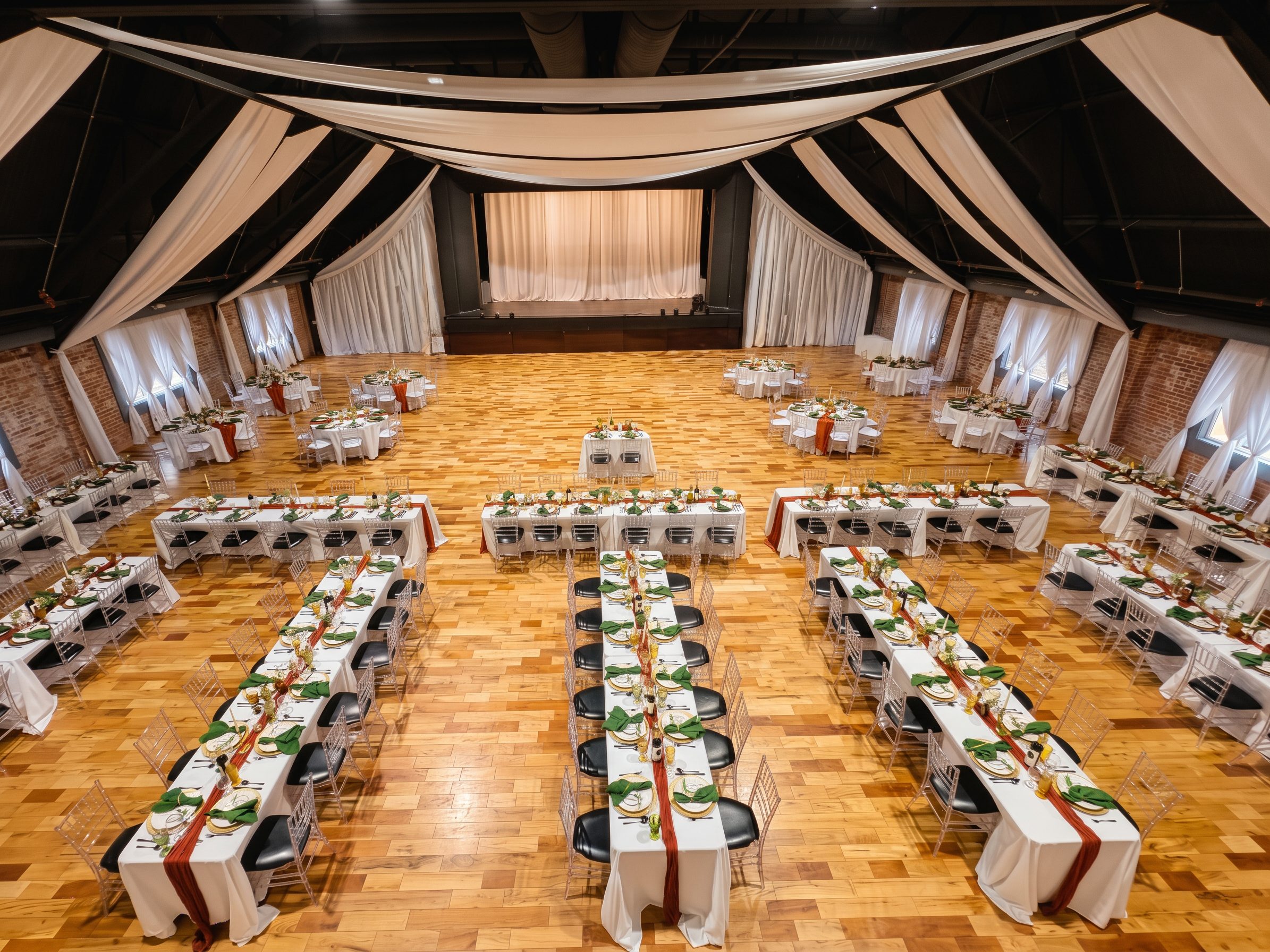 The Cadillac Showroom set for an event